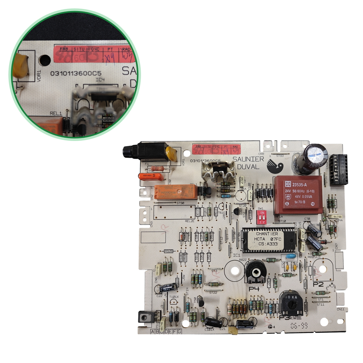 Placa electrónica Saunier Duval · Thema F 23 E