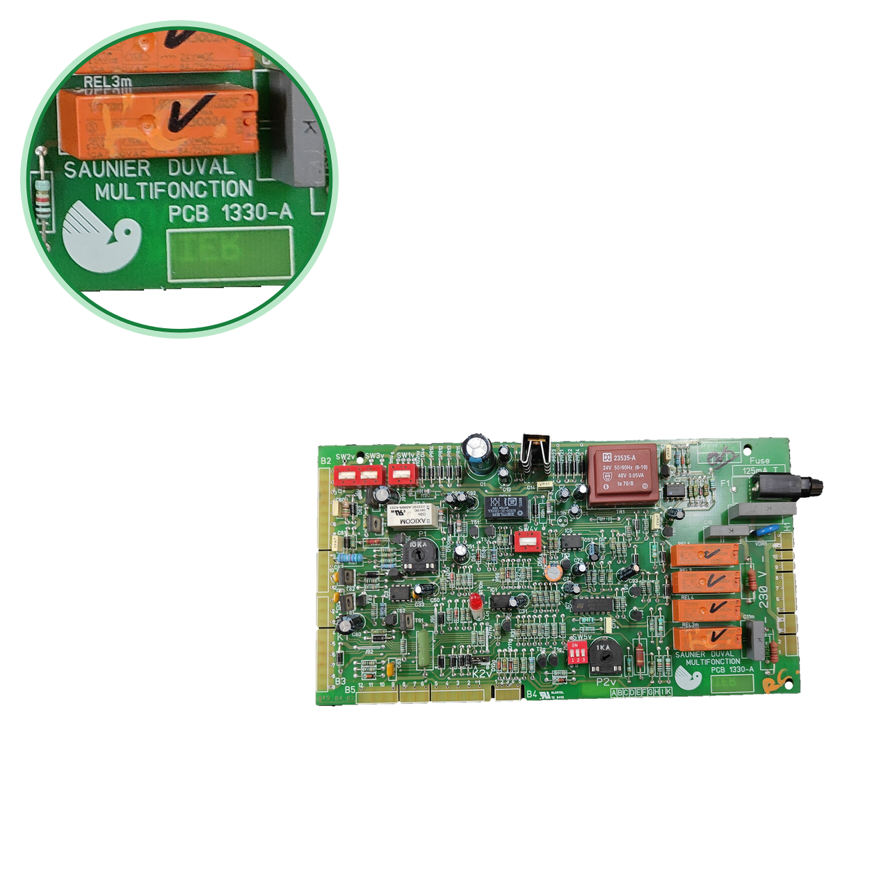 Placa electrónica Saunier Duval · PCB 1330-A