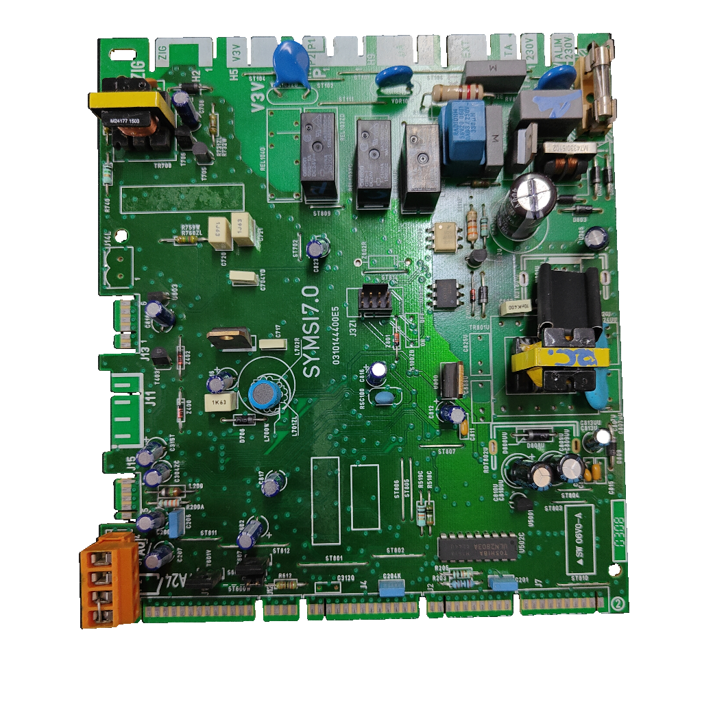 Placa electrónica Saunier Duval SYMSI7.0 · 0310144400E5 para Isofast F30 EA y F35 EA: vista 2