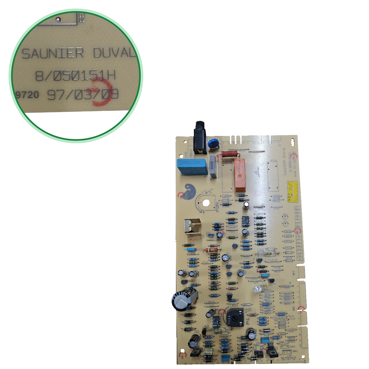 Placa electrónica Saunier Duval 8/050151H