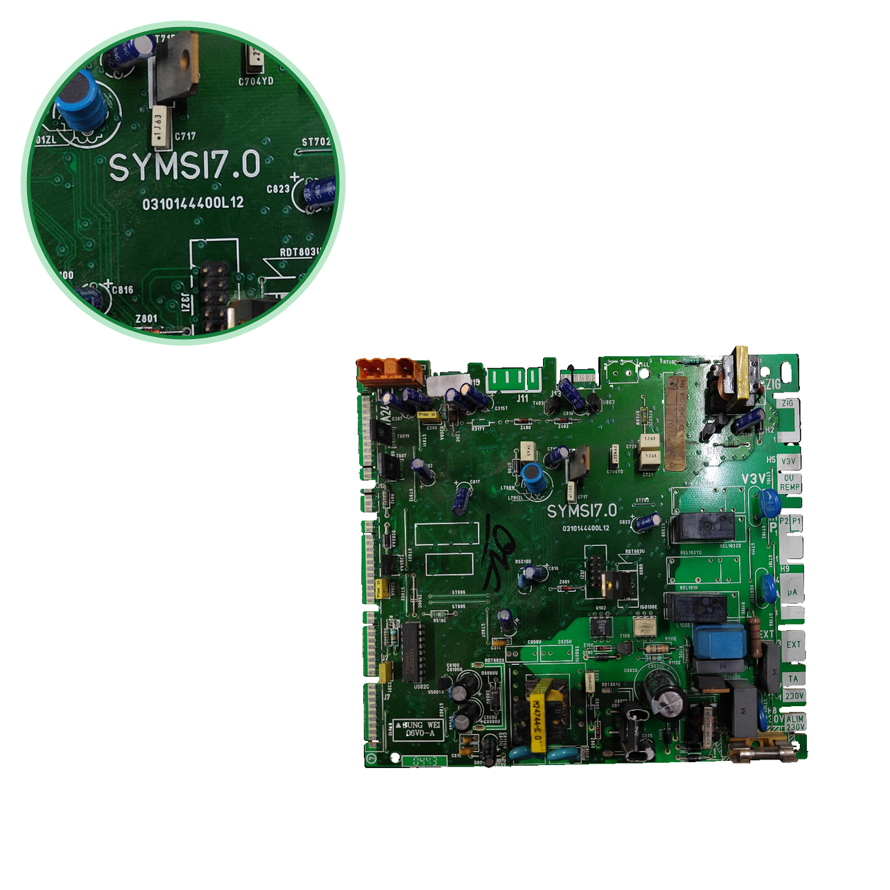 Placa electrónica Sung Wei SYMSI7.0
