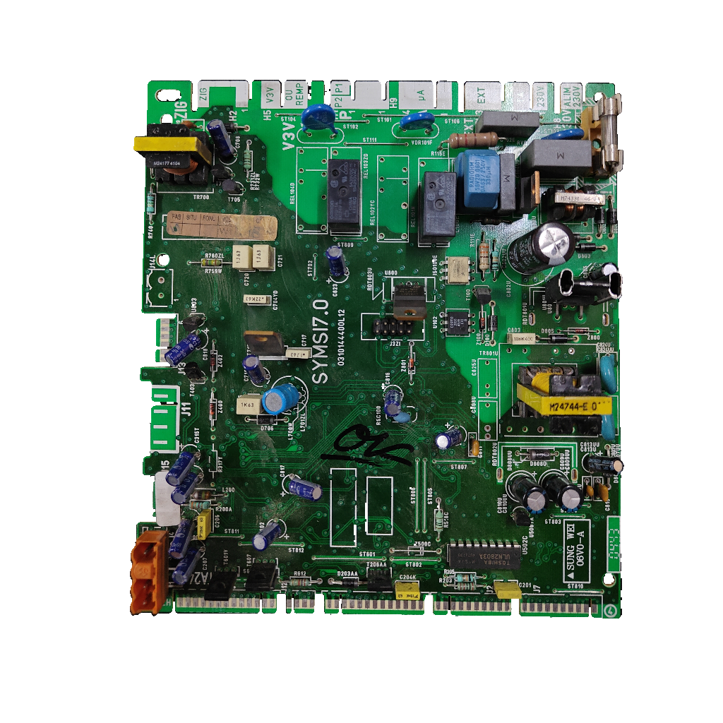 Placa electrónica Saunier Duval SYMSI7.0 · 0310144400L12 para Themafast C25E y Themaclassic C25E: vista 3