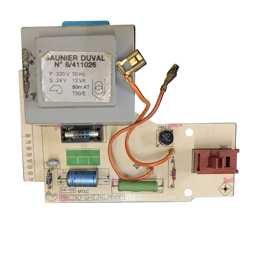 Placa electrónica Saunier Duval MTLC · 8/411026 · 94-02 MTLC para Themis 214/23: vista