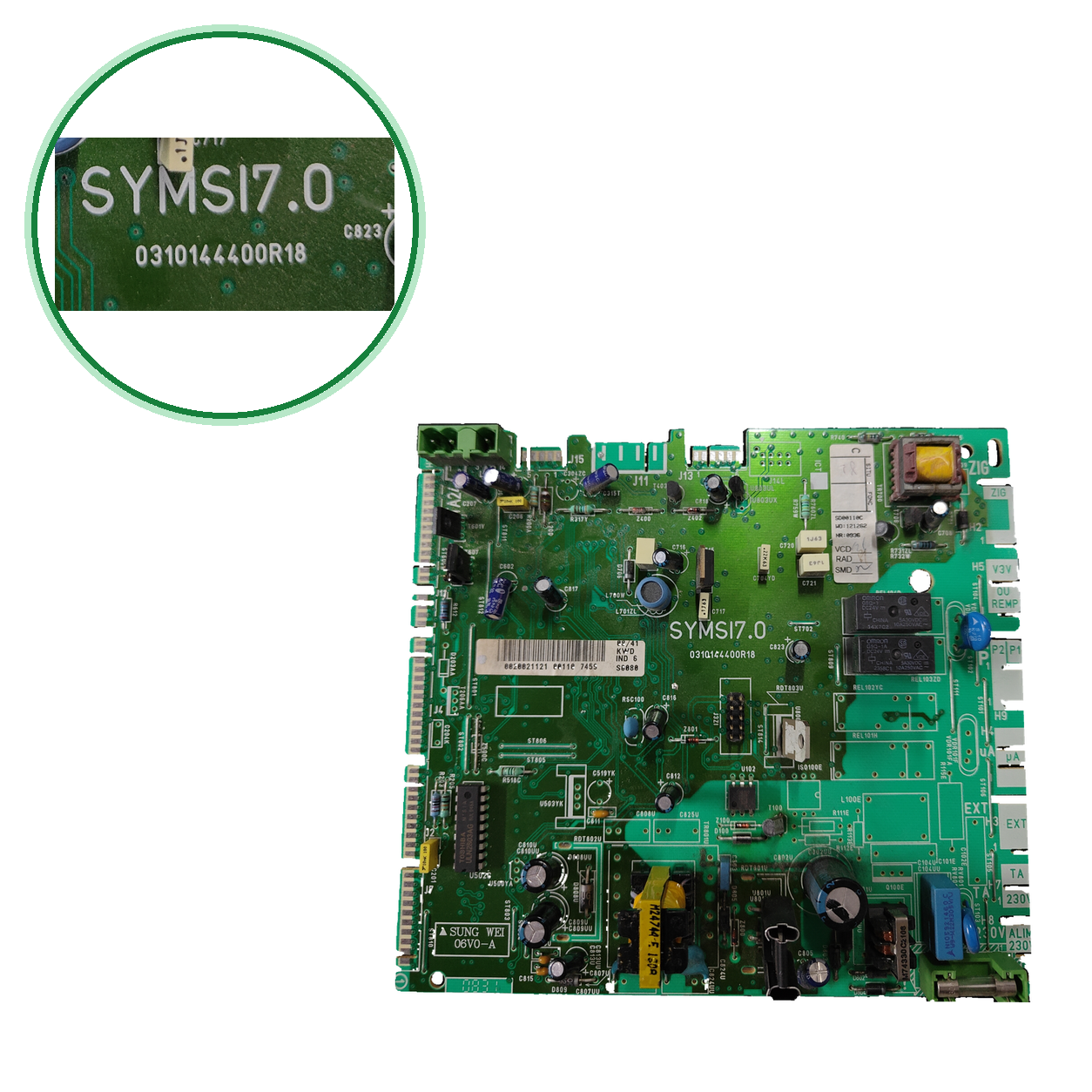 Placa electrónica Saunier Duval SYMSI7.0
