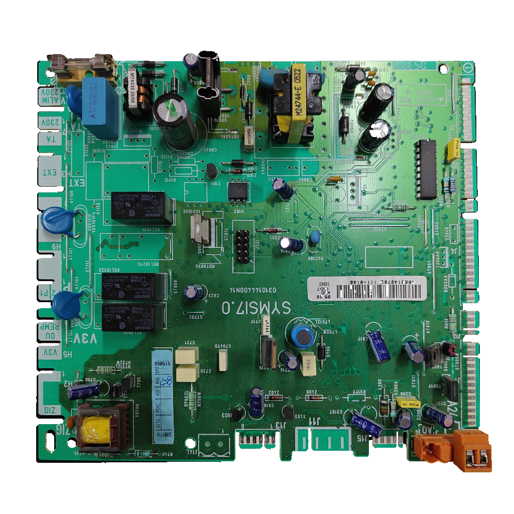 Placa electrónica Saunier Duval SYMSI7.0 · PCB 0310144400N14 · Themaclassic F25 E: vista 3
