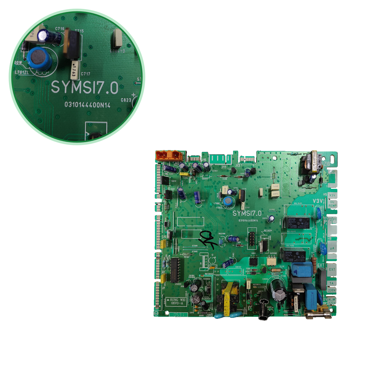 Placa electrónica Sung Wei SYMSI7.0