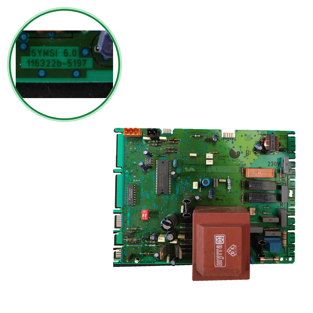 Placa electrónica Saunier Duval SYMSI 6.0