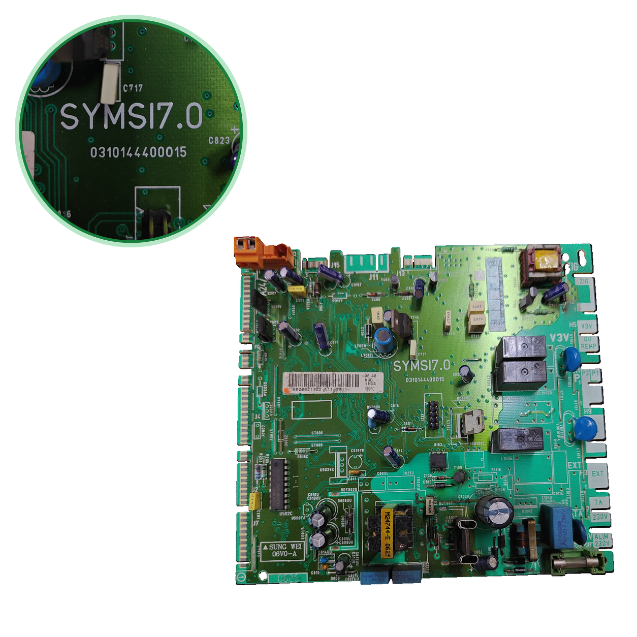 Placa electrónica Saunier Duval SYMSI7.0