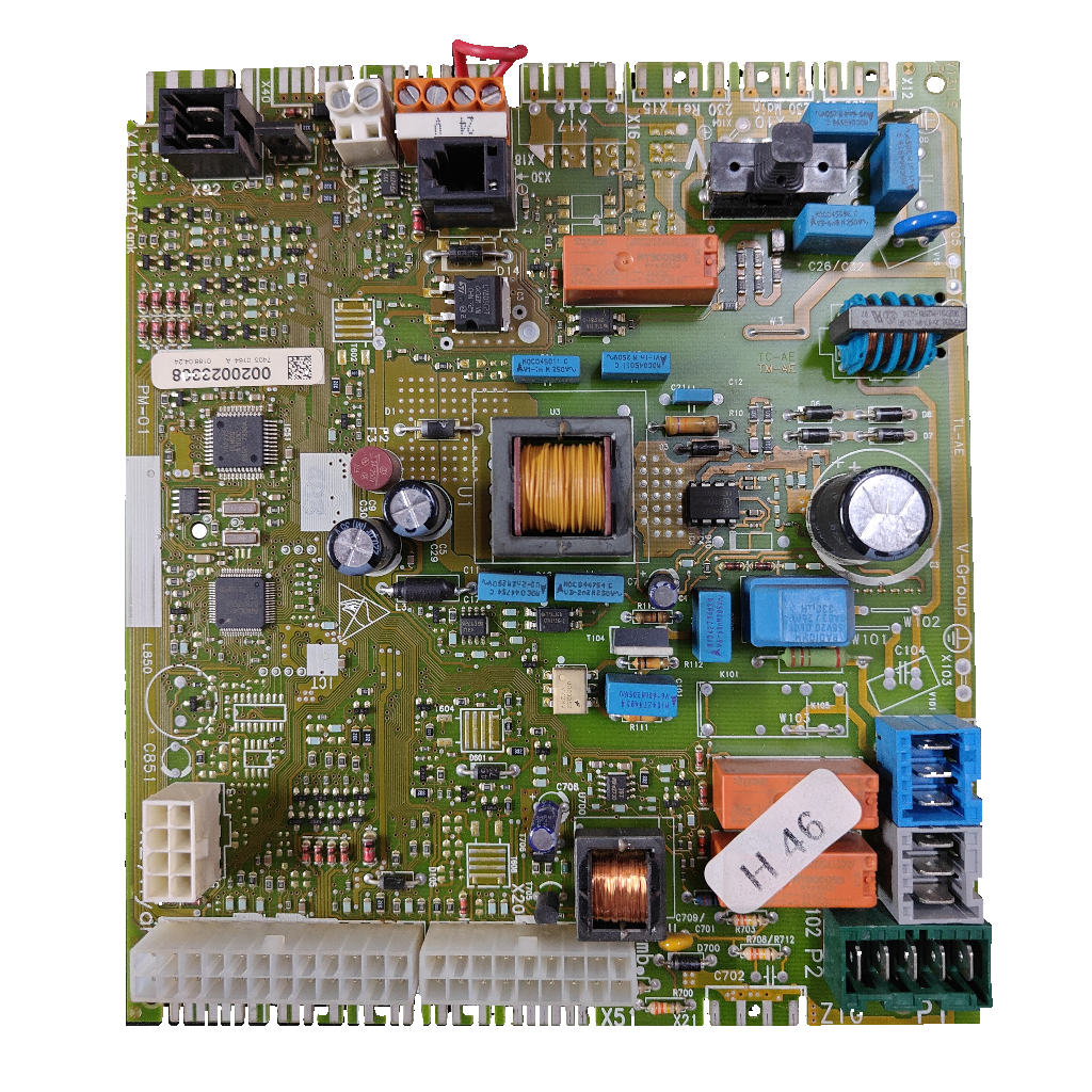 Placa electrónica V-GROUP PM-01 · 0020023308 / 0020028479 · Saunier Duval Isomax F35 e Isotwin F30: vista 3