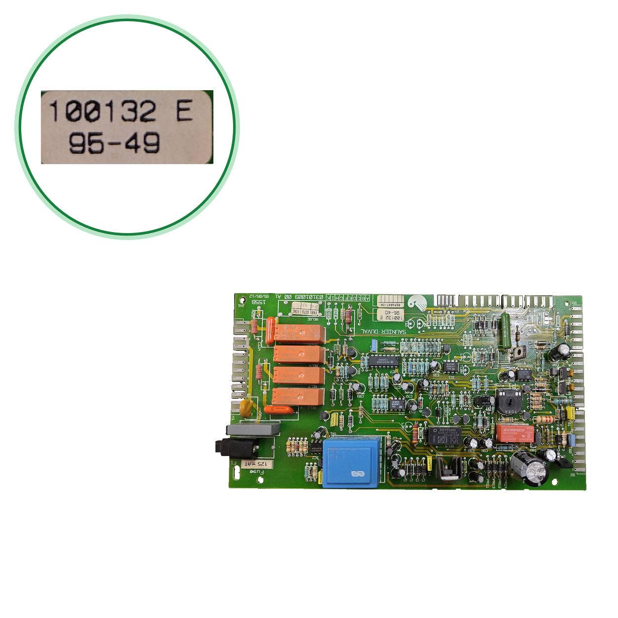 Placa electrónica Saunier Duval 100132 E