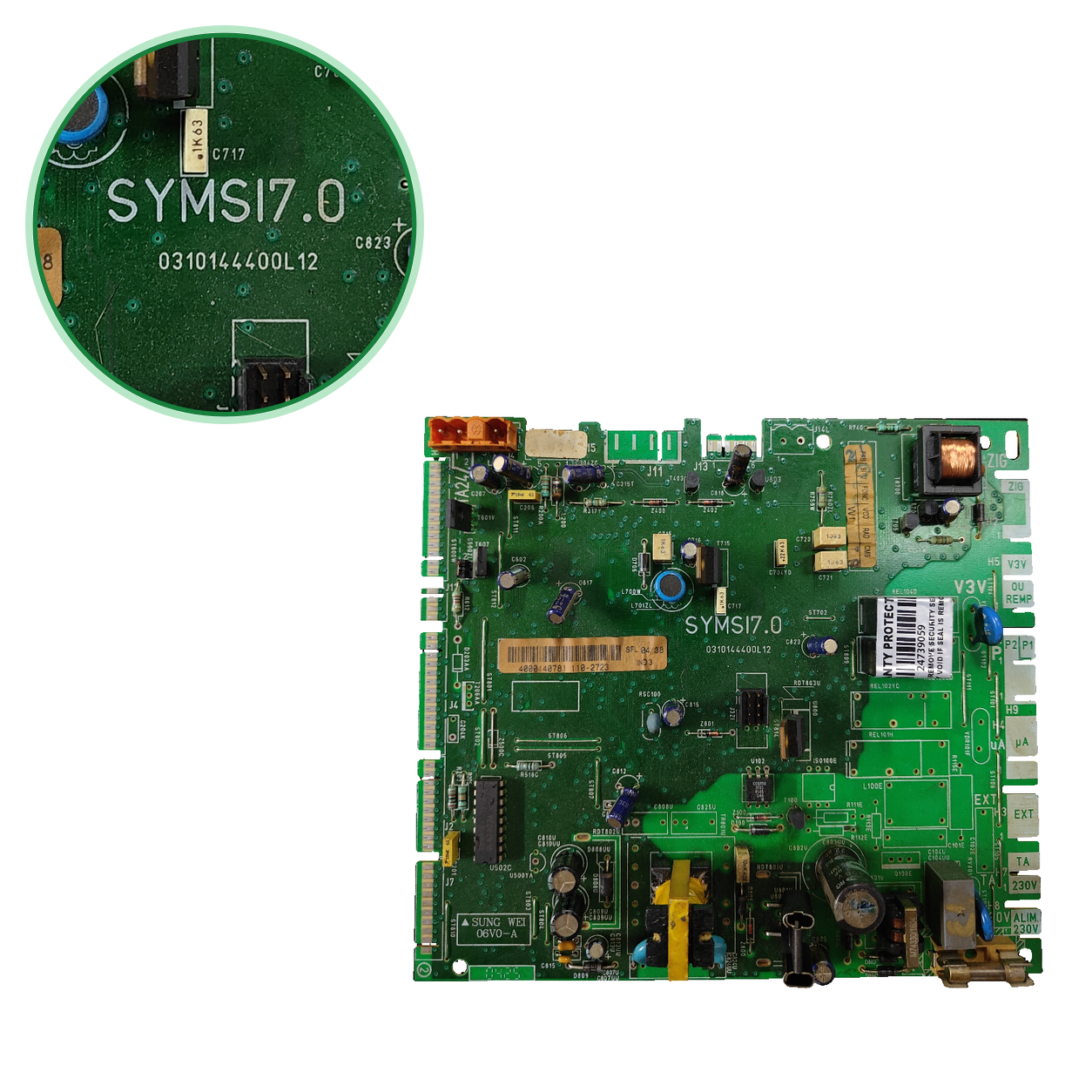 Placa electrónica Sung Wei SYMSI7.0
