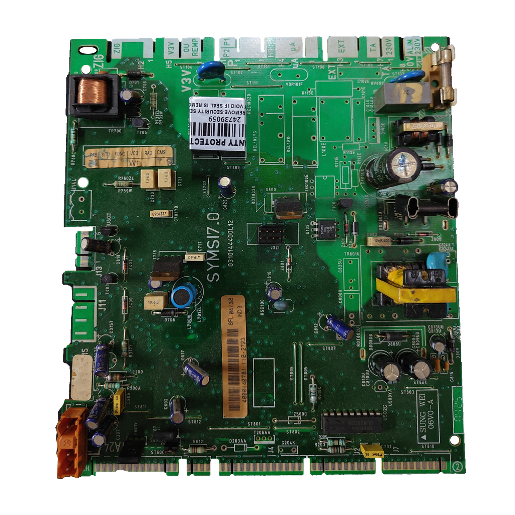 Placa electrónica Saunier Duval SYMSI7.0 · 0310144400L12 para Themafast C25E y Themaclassic C25E: vista 2