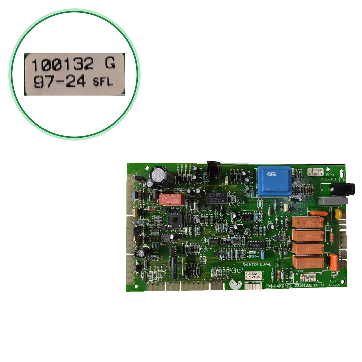 Placa electrónica Saunier Duval 100132 G