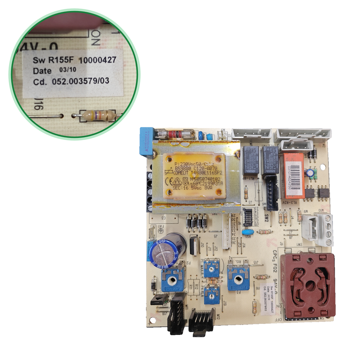 Placa electrónica Honeywell · 052.003579/03