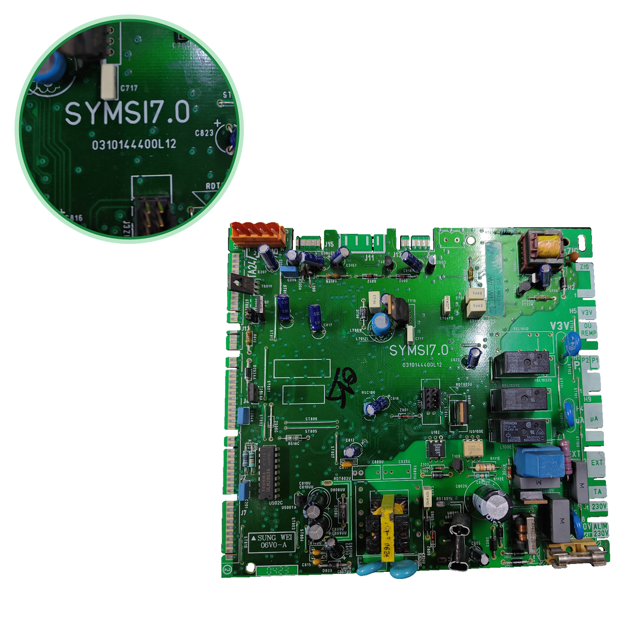 Placa electrónica Saunier Duval SYMSI7.0