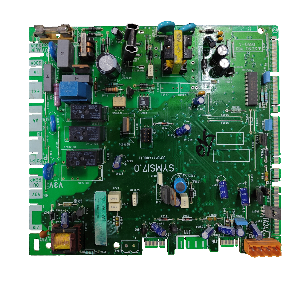 Placa electrónica Saunier Duval SYMSI7.0 · 0310144400L12 para Themafast C25E y Themaclassic C25E: vista 3