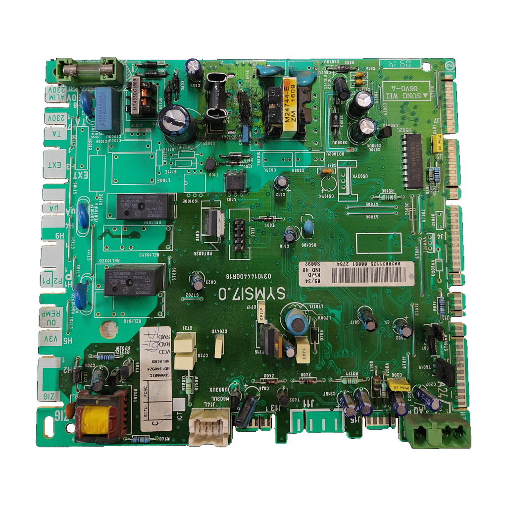 Placa Saunier Duval SYMSI7.0 · PCB 0310144400R18 para Themafast C25 E y Themaclassic F25E: vista