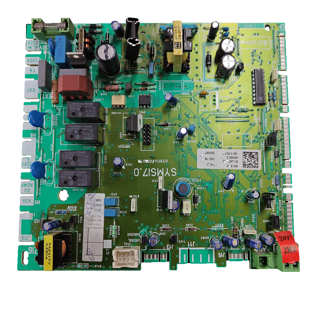 Placa electrónica Saunier Duval SYMSI7.0 · 0310144400S19 · S1047000 para Themaclassic C 25 E: vista 3