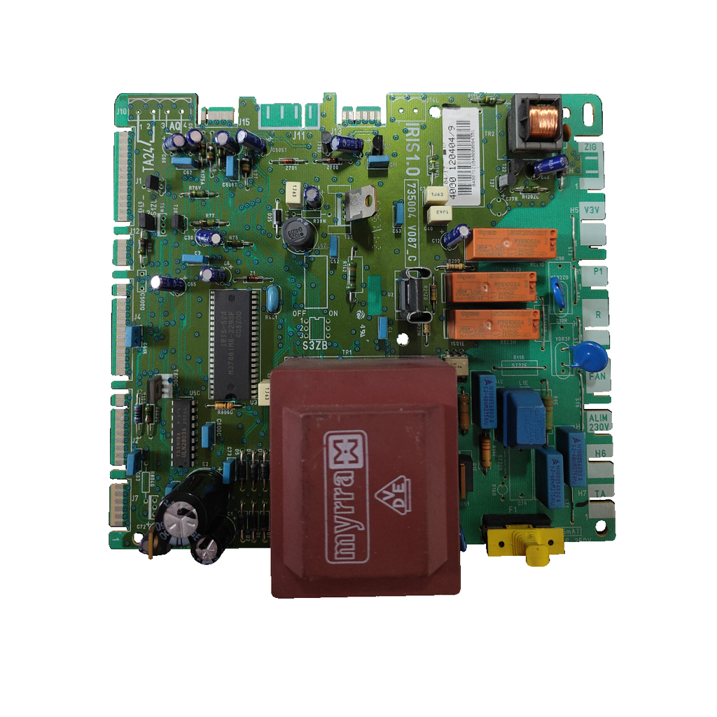 Placa electrónica Saunier Duval IRIS1.0 · PCB 735004 V087_C: vista 2