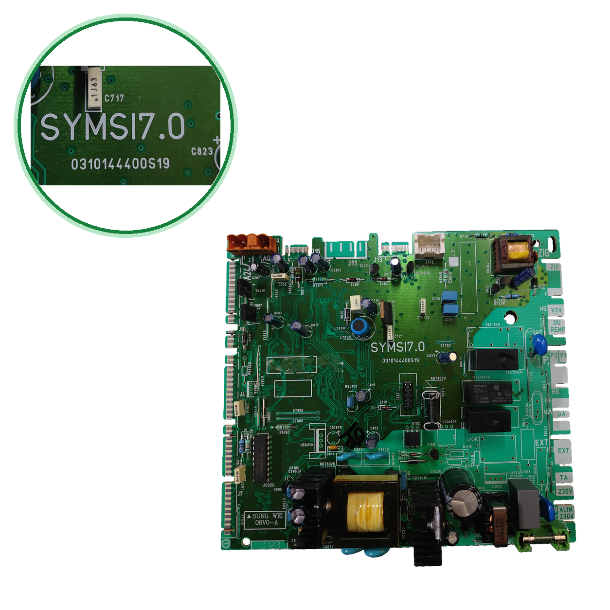 Placa electrónica Saunier Duval SYMSI7.0