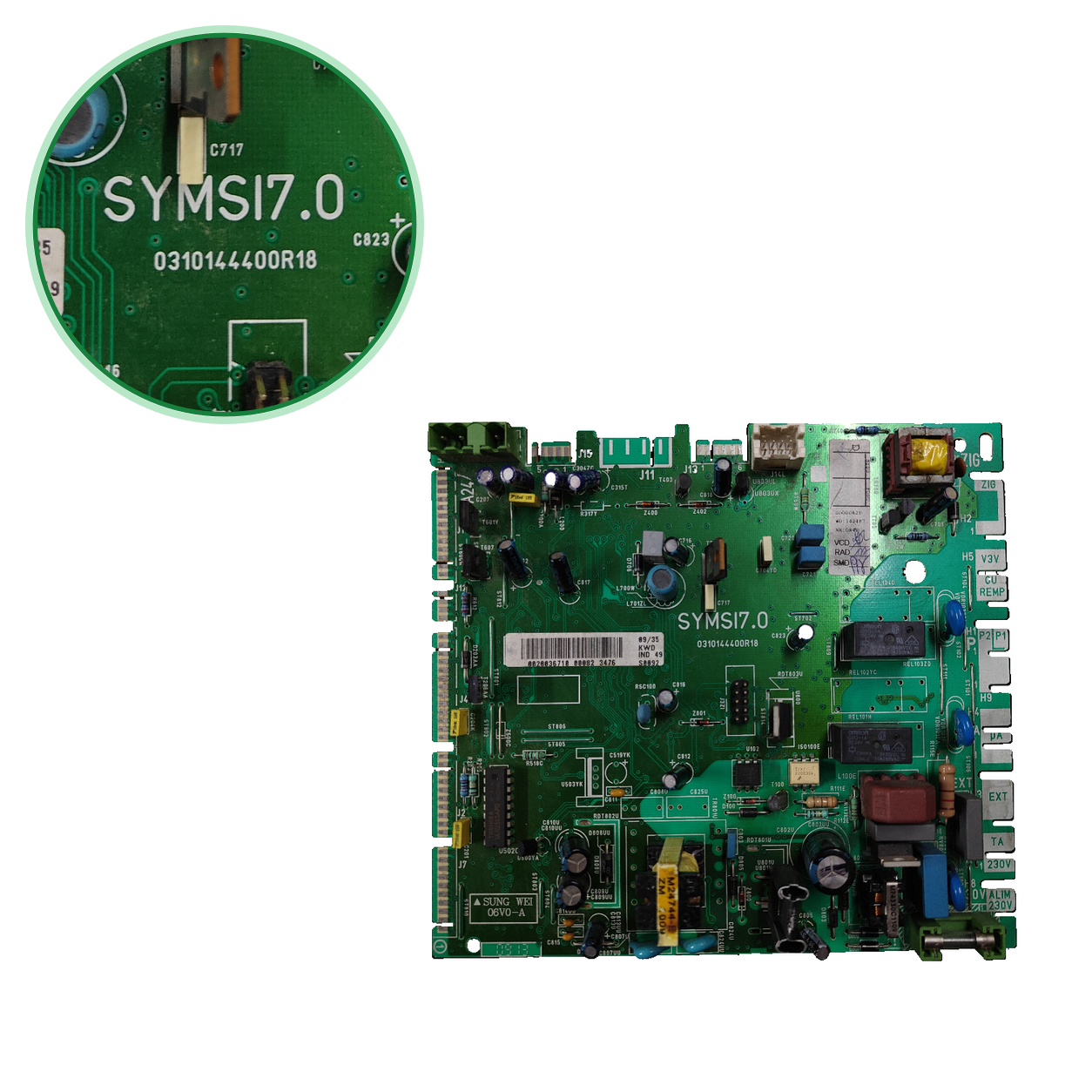 Placa electrónica Saunier Duval SYMSI7.0