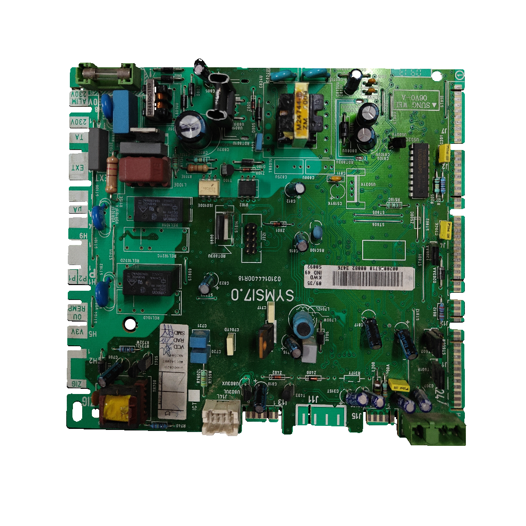 Placa Saunier Duval SYMSI7.0 · PCB 0310144400R18 para Themafast C25 E y Themaclassic F25E: vista 3