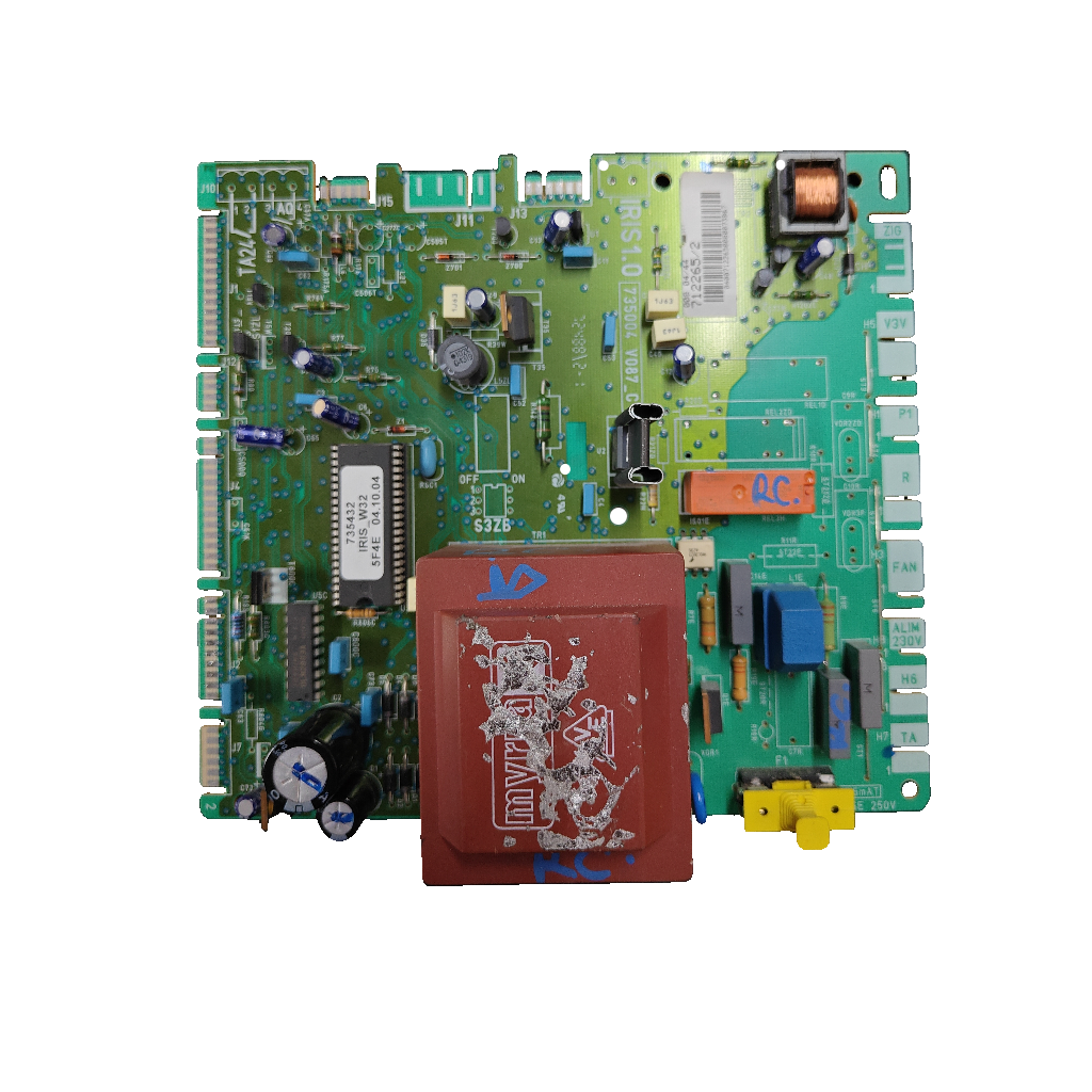 Placa electrónica Saunier Duval IRIS1.0 · PCB 735004 V087_C: vista 2