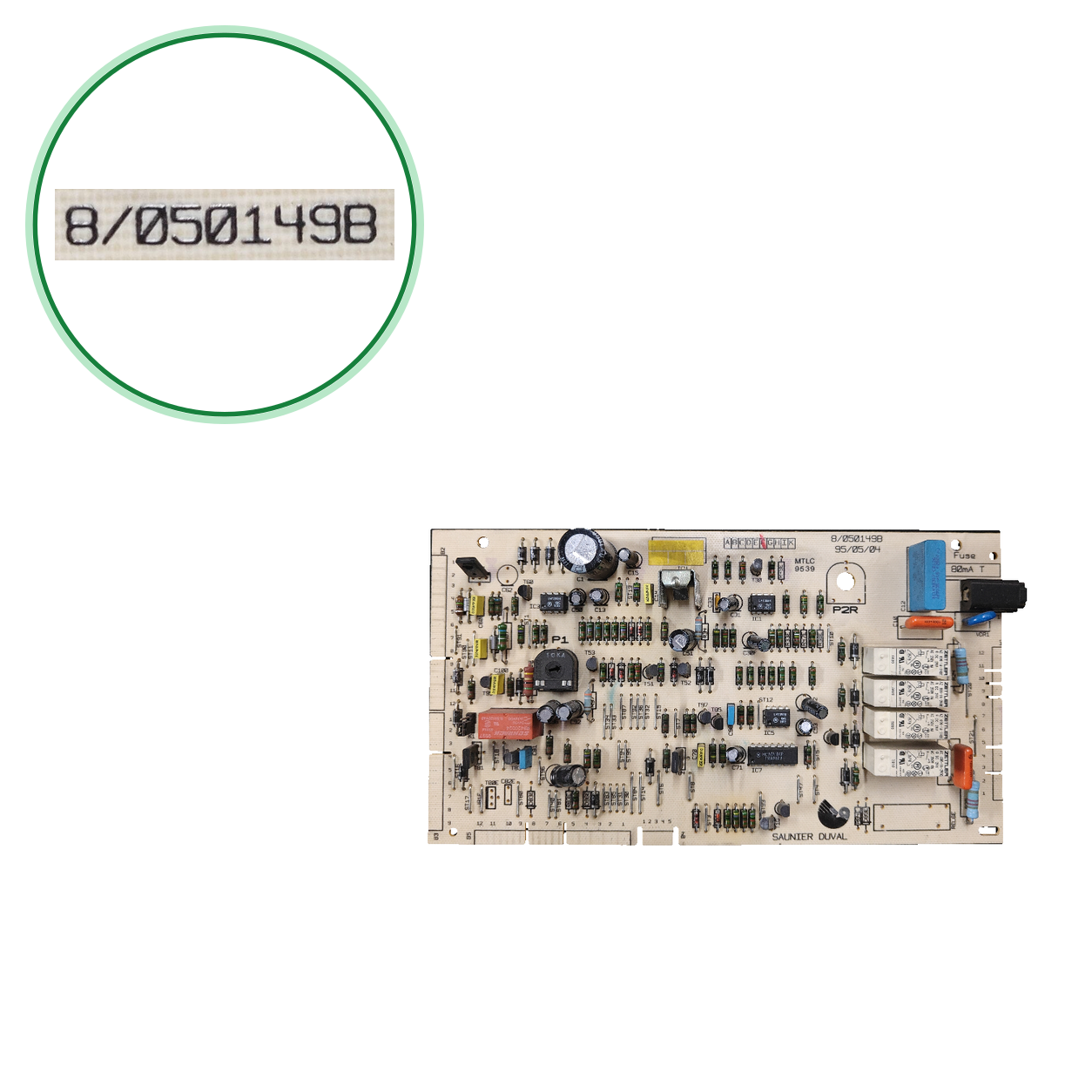 Placa electrónica Saunier Duval MTLC 9539