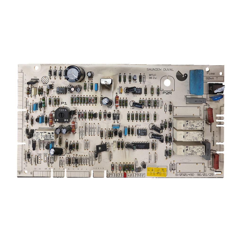 Placa electrónica Saunier Duval MTLC 96 28 · 8/050149D para Thelia 23 MOD.1: vista