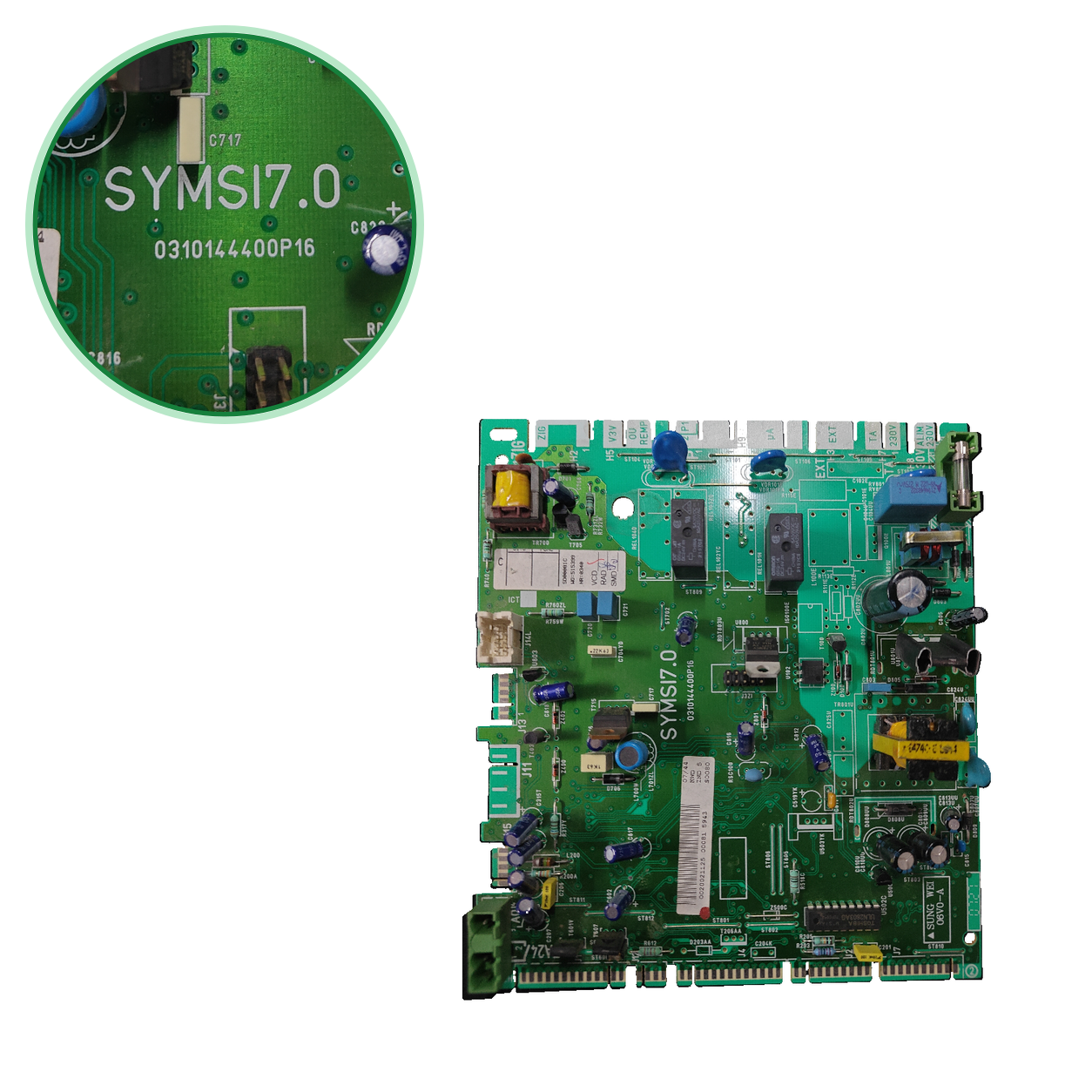 Placa electrónica Sung Wei SYMSI7.0