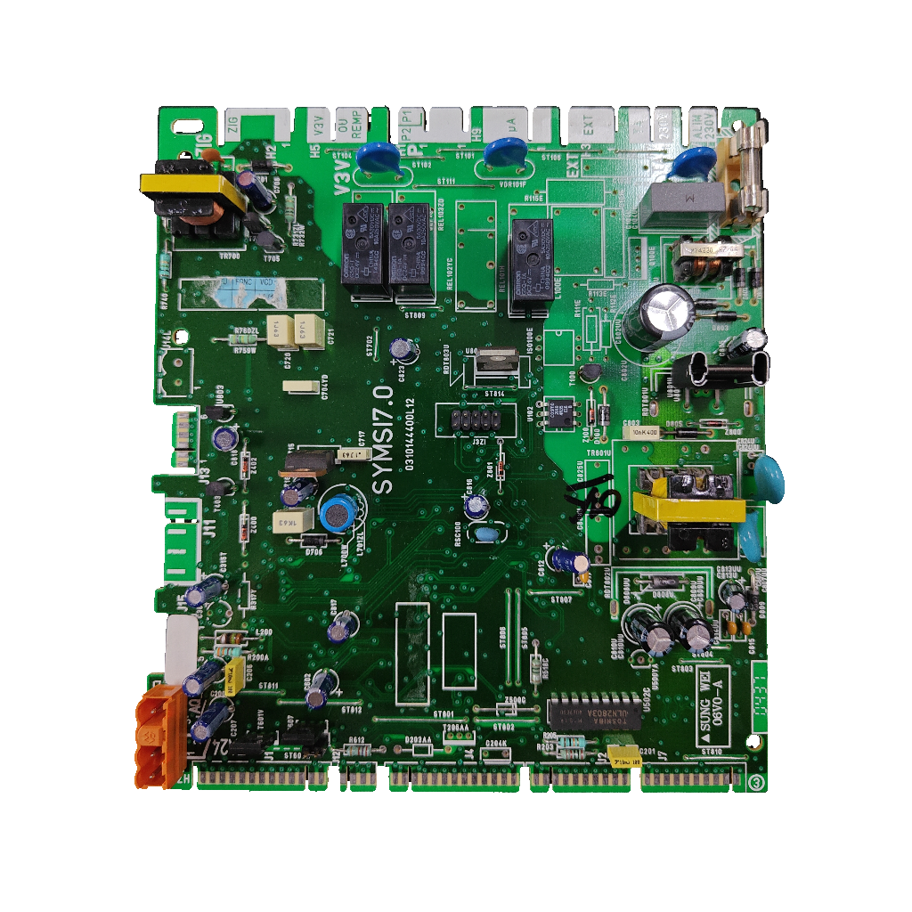 Placa electrónica Saunier Duval SYMSI7.0 · 0310144400L12 para Themafast C25E y Themaclassic C25E: vista 2