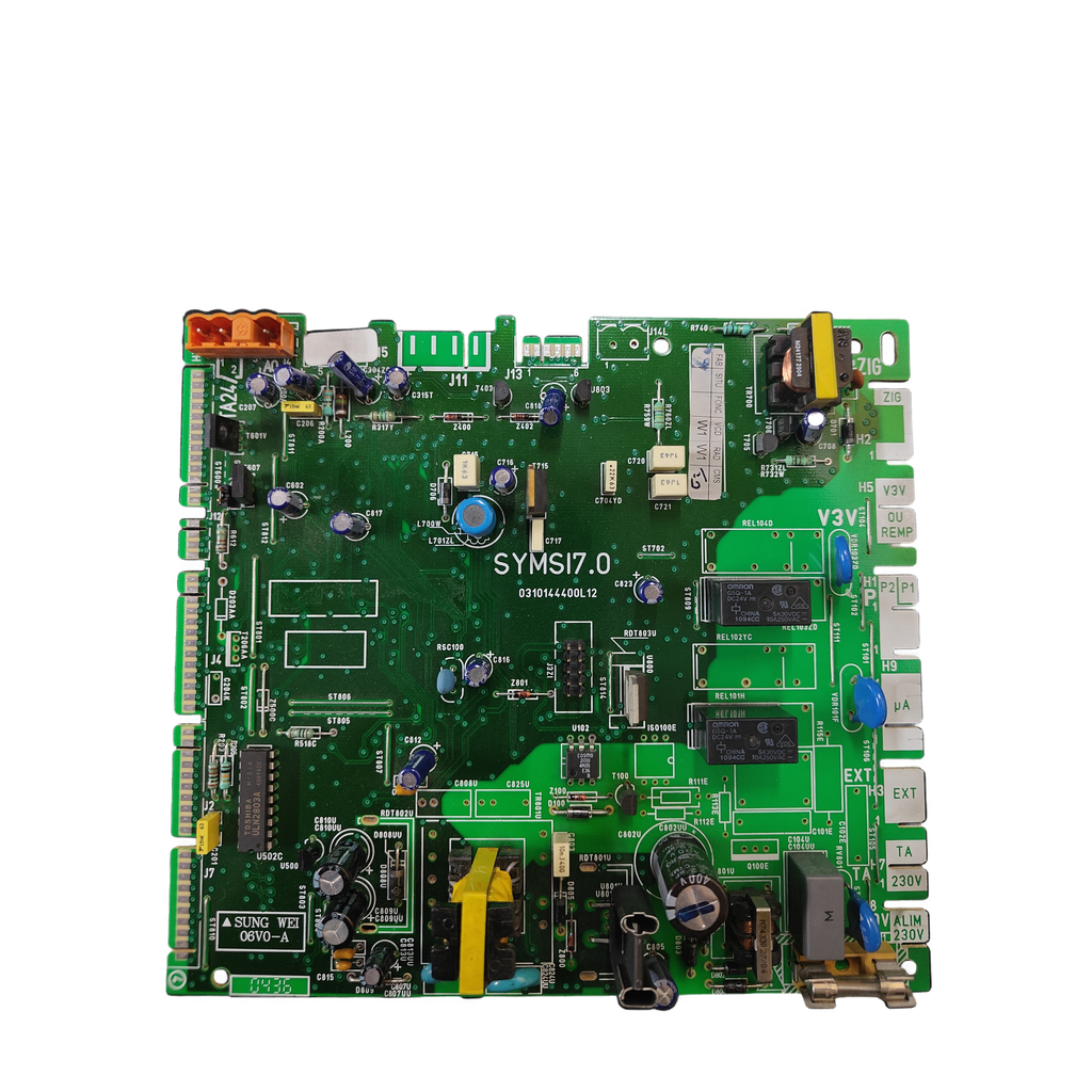 Placa electrónica Saunier Duval SYMSI7.0 · 0310144400L12 para Themafast C25E y Themaclassic C25E: vista