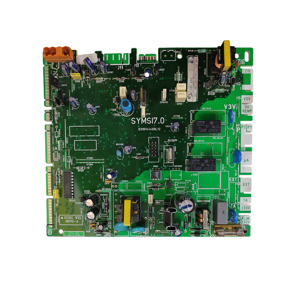 Placa electrónica Saunier Duval SYMSI7.0 · 0310144400L12 para Themafast C25E y Themaclassic C25E: vista