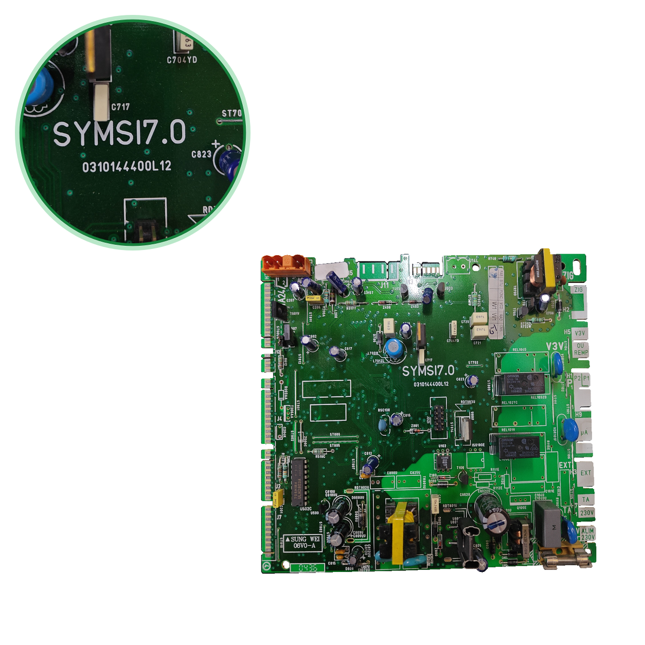 Placa electrónica Sung Wei SYMSI7.0