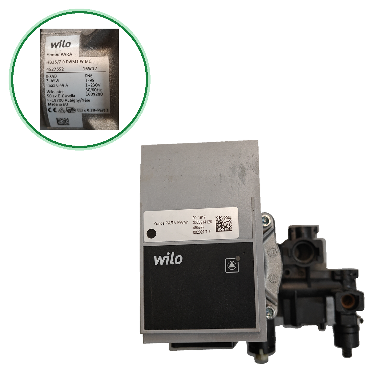 Bomba circuladora Wilo Yonos PARA HB15/7.0 PWM1 W MC