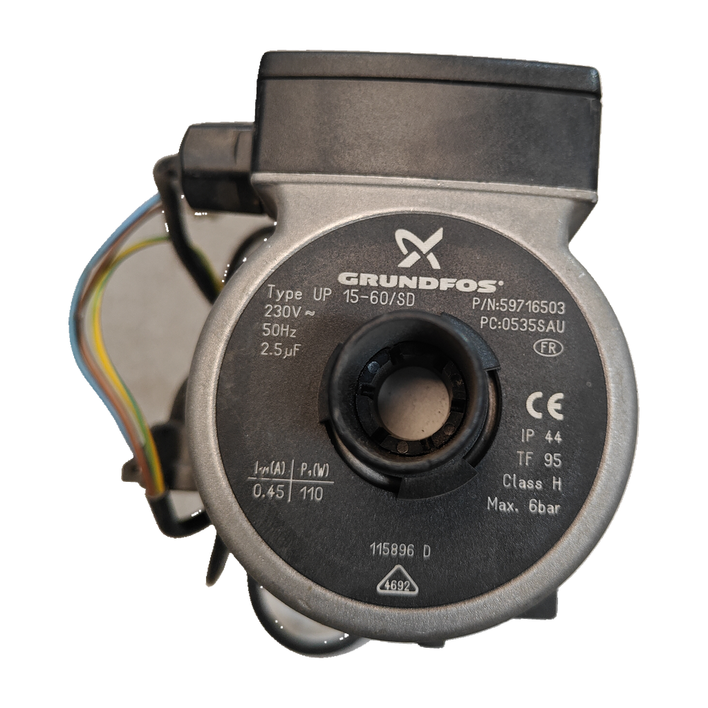 Bomba Grundfos UP 15-60/SD Saunier Duval Isofast F 35 E / F 35 E1 – Ref. 05732500: vista 3