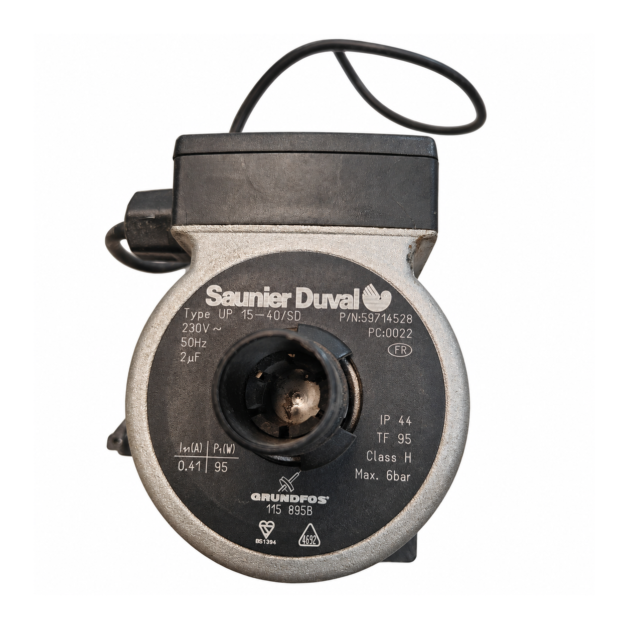 Bomba Grundfos UP 15-40/SD Saunier Duval – Ref. 59714528: Segunda vista de la pieza