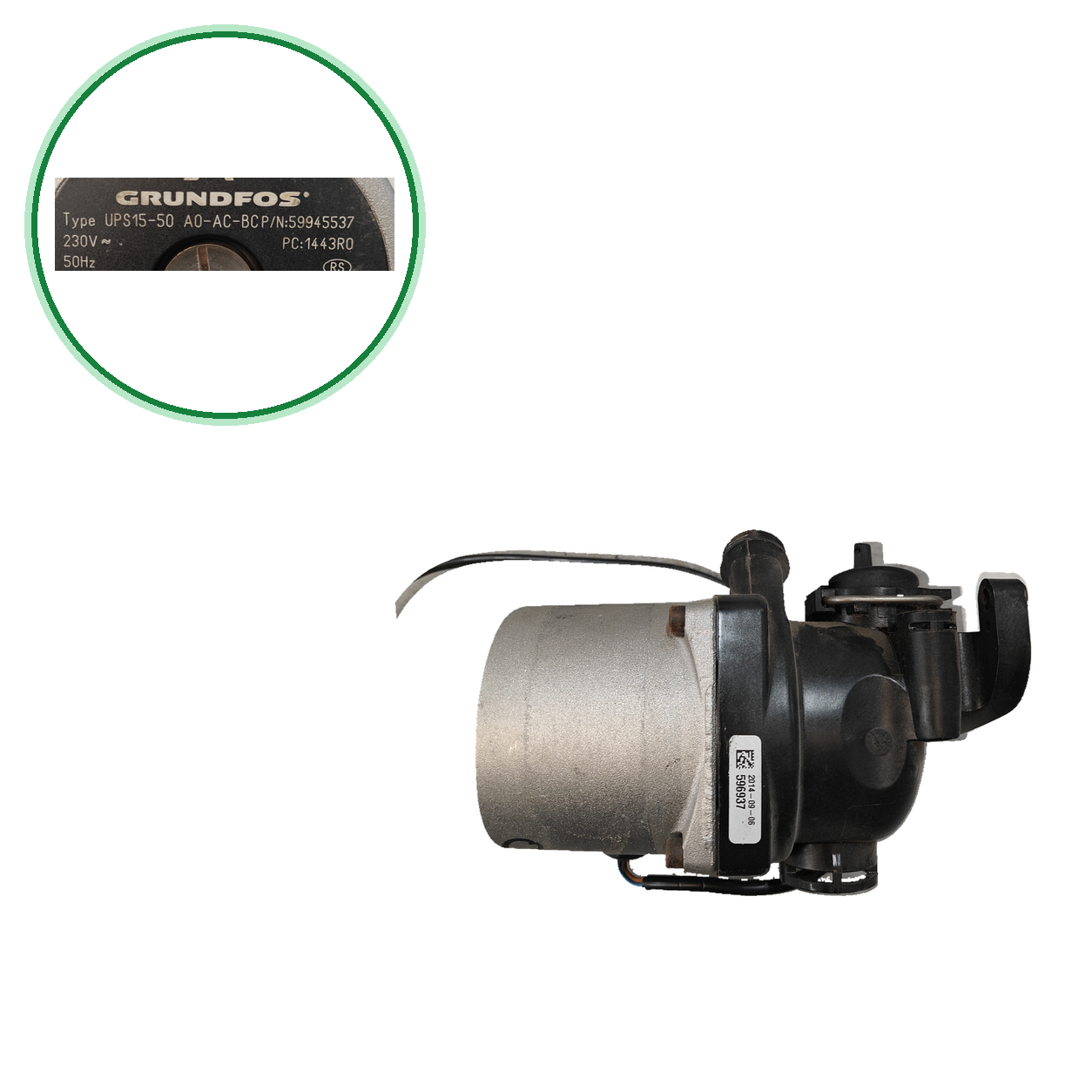 Bomba Grundfos UPS15-50 AO-AC-BC