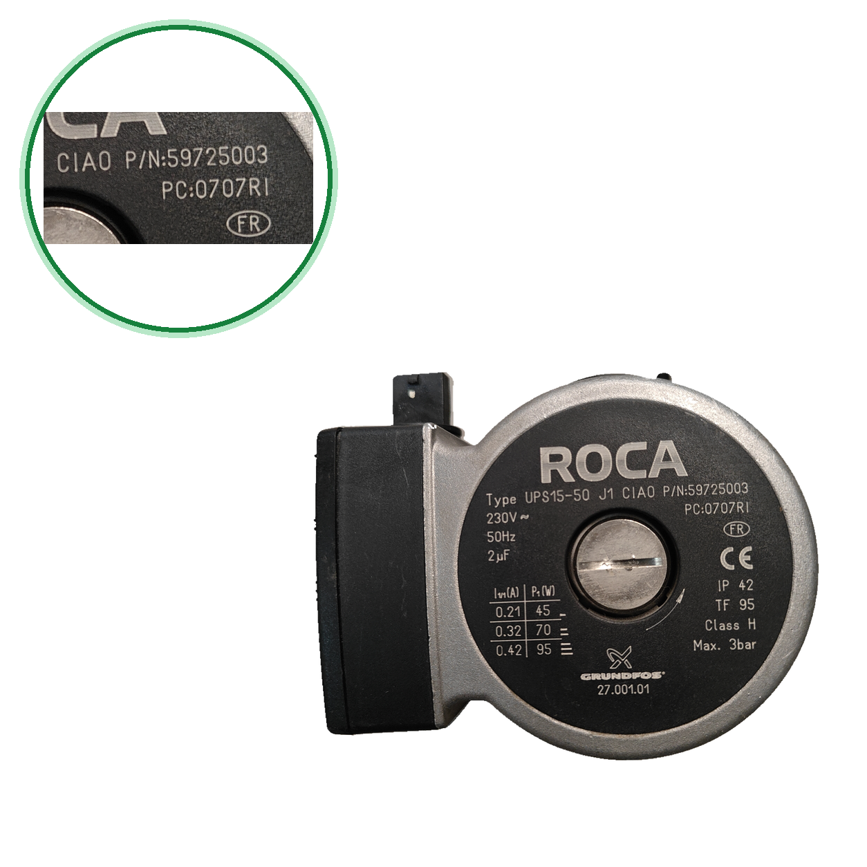 Bomba Grundfos UPS15-50 J1 CIAO