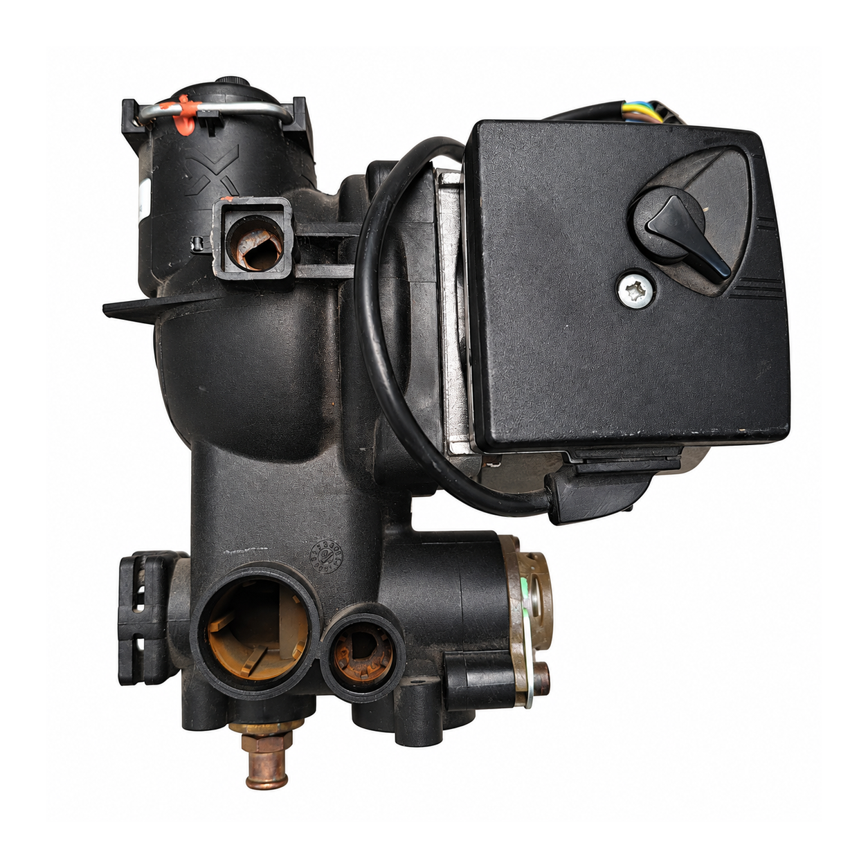 Bomba Grundfos UPS15-50 AO HB Immergas – Ref. 59905503: Vista del cuerpo hidráulico