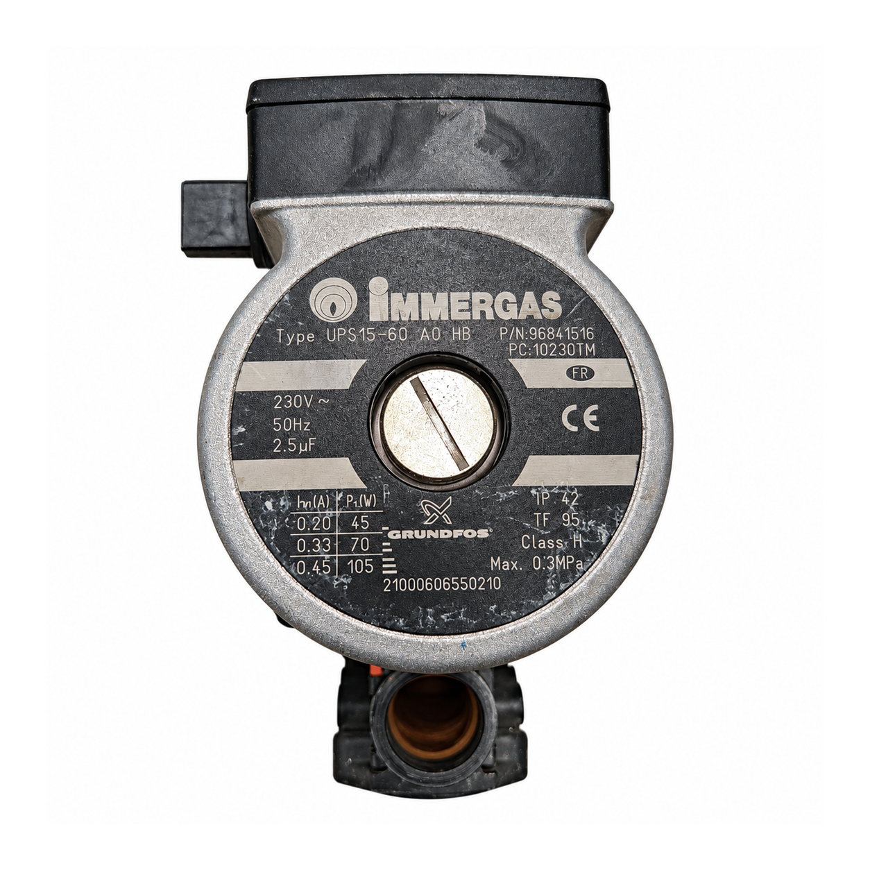 Bomba Grundfos UPS15-60 A0 HB Immergas – Ref. 96841516: Segunda vista de la pieza