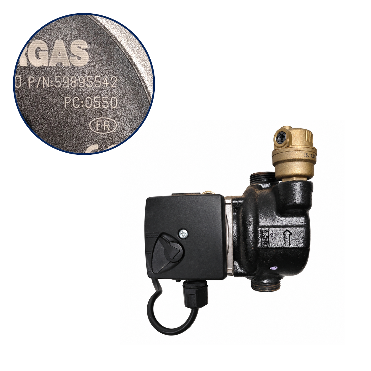 Bomba circuladora Grundfos UPS15-50 AO 130