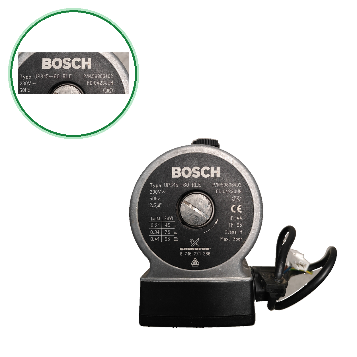 Bomba Grundfos UPS15-60 RLE
