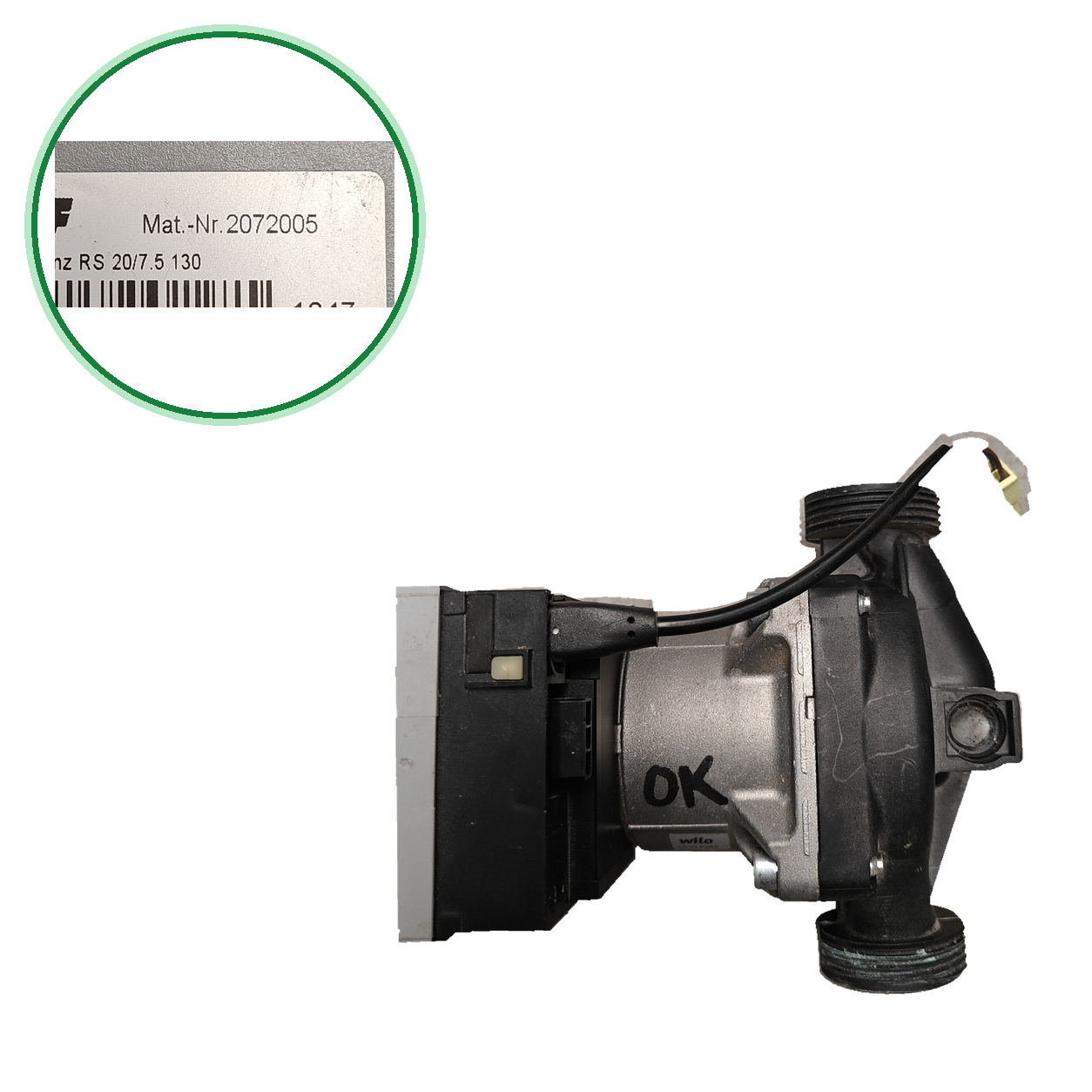 Bomba Wilo Yonos PARA RS20/7.5-PWM1 Ku M