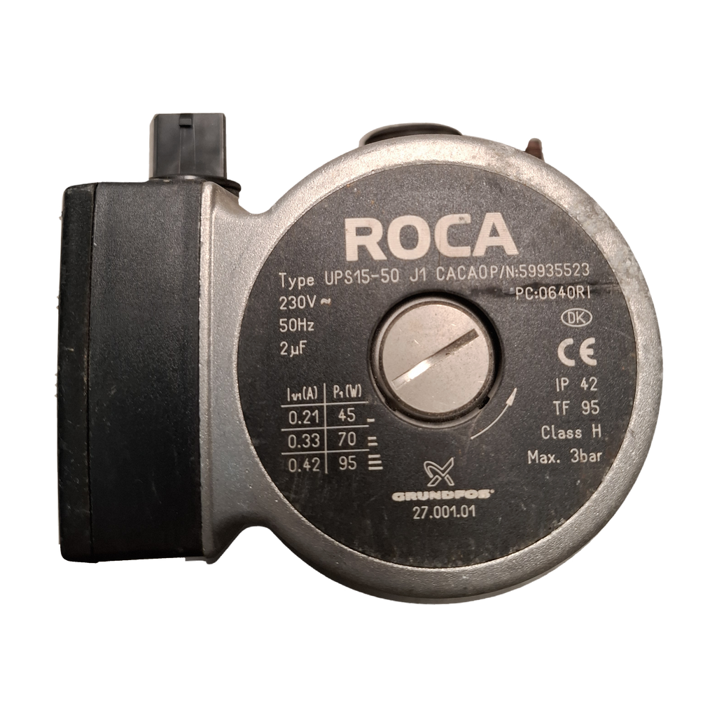 Bomba circuladora Grundfos UPS15-50 J1 CACA0 · 59935523 para Baxi Roca Laura FF: vista 4