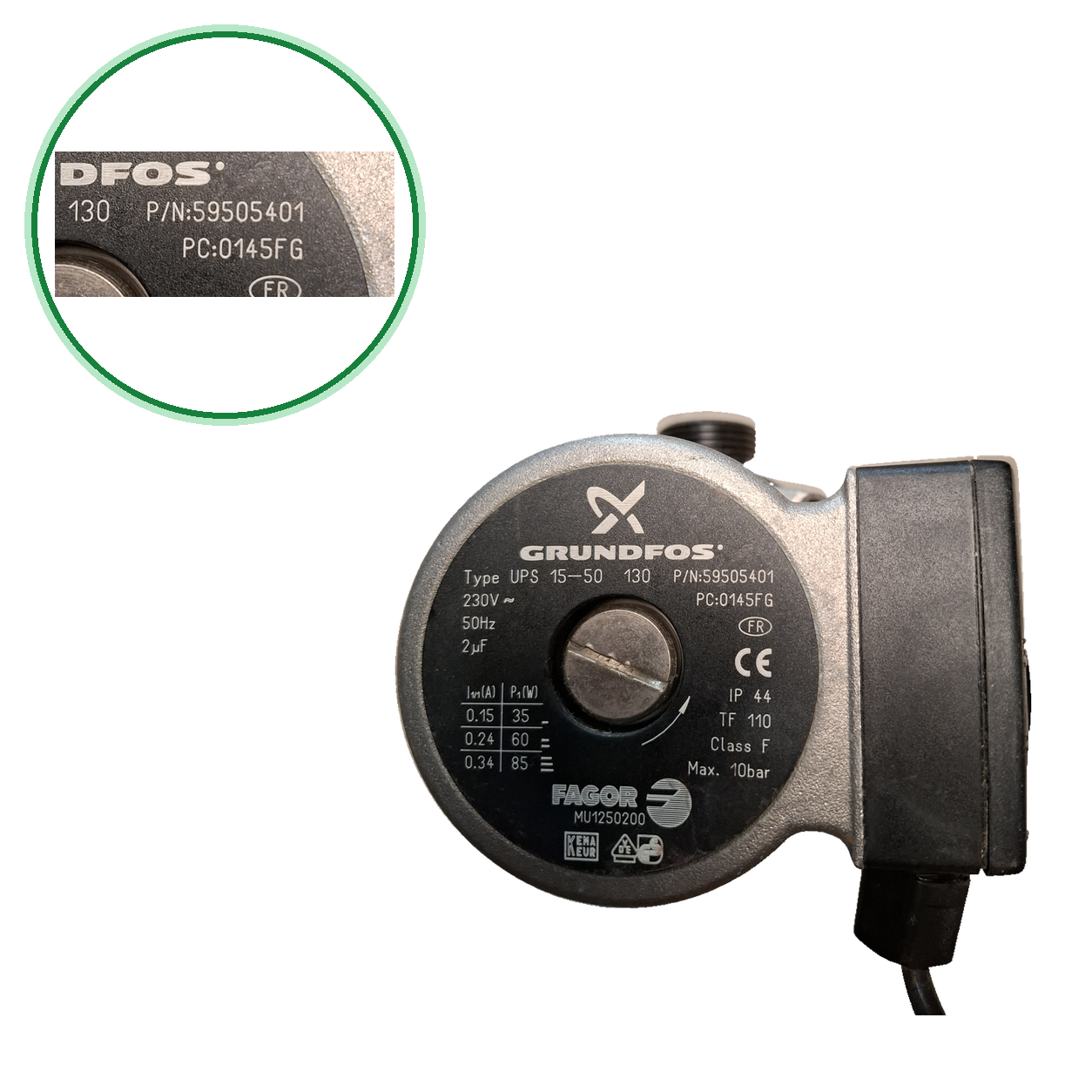 Bomba Grundfos UPS 15-50 130