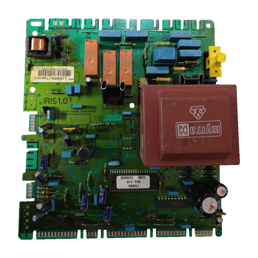 Placa electrónica Saunier Duval IRIS1.0 · PCB 0310129400F6 para Themaclassic F 24 E: vista 2