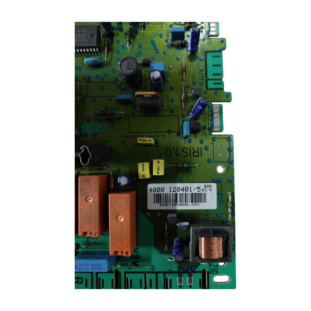Placa electrónica Saunier Duval IRIS1.0 · PCB 0310129400F6 para Themaclassic F 24 E: vista 4