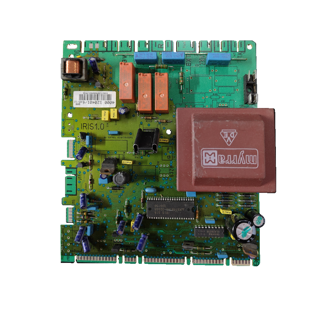 Placa electrónica Saunier Duval IRIS1.0 · PCB 0310129400F6 para Themaclassic F 24 E: vista 2