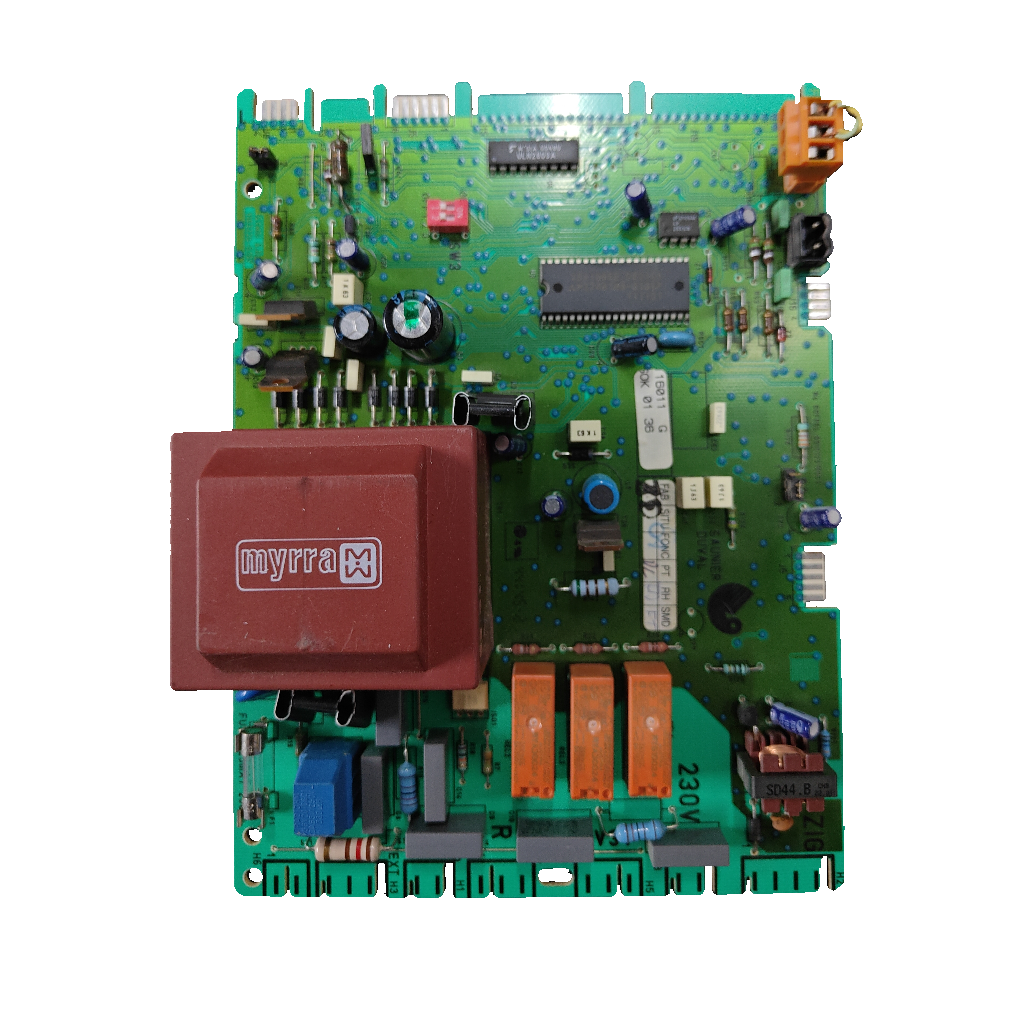 Placa electrónica Saunier Duval SYMSI 6.0 · PCB 0310123100C3 para Isofast F 28 E1: vista 2